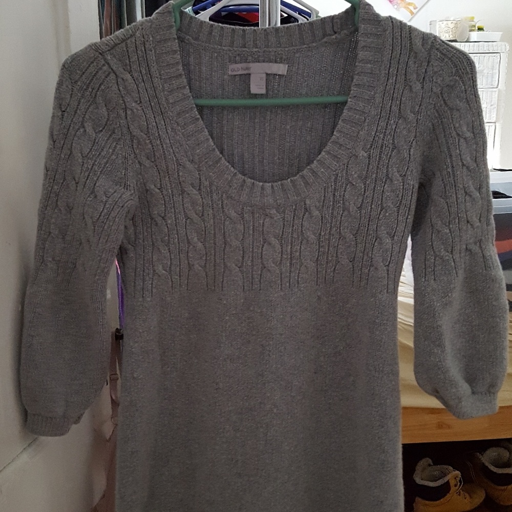 Old navy short fitted sweater dress